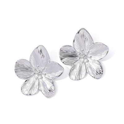 1Pair Hypoallergenic Vintage Exaggerated Flowers Stud Earrings For Women Girls  Elegant Exquisite Earrings Accessories