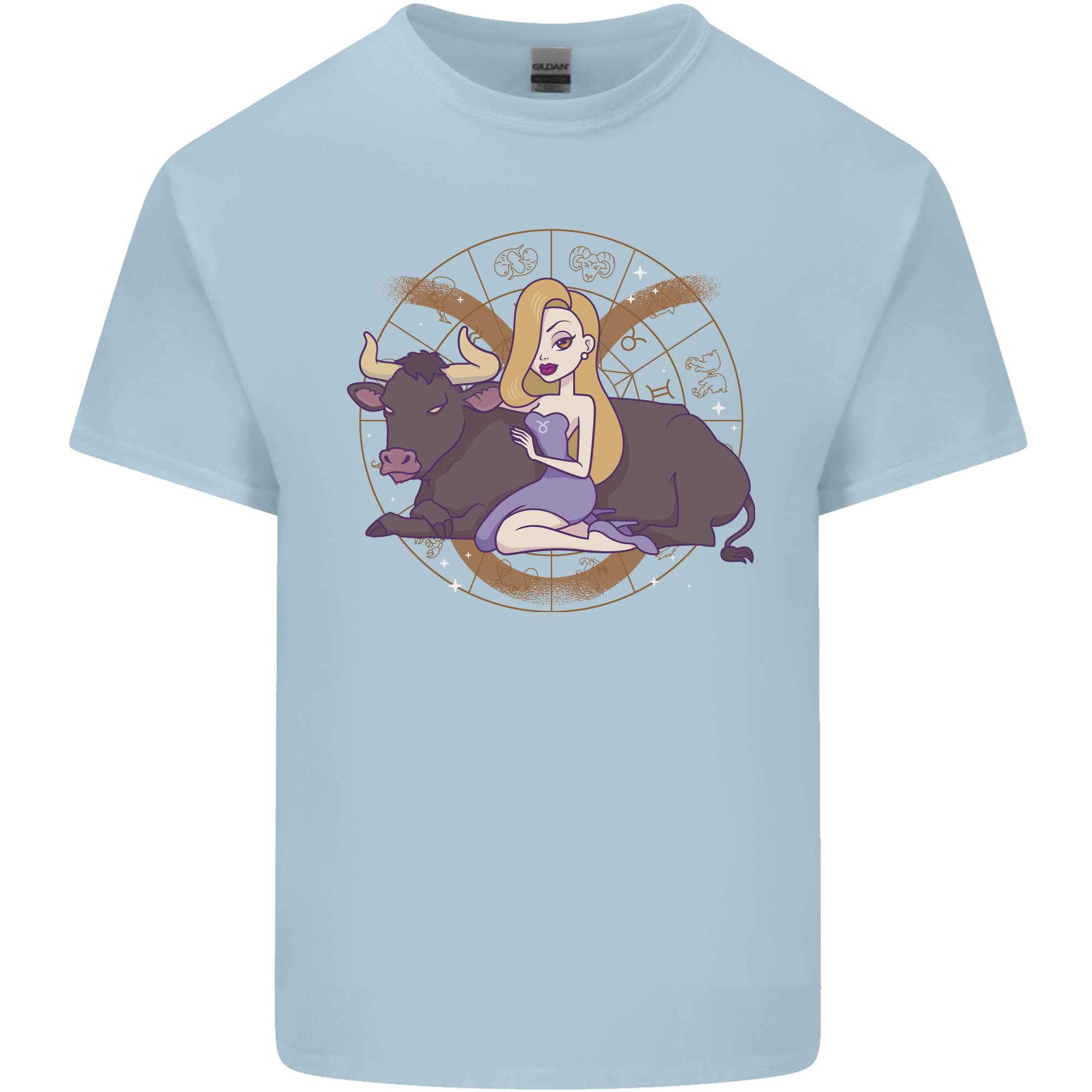 Taurus Star Sign Astrological Zodiac Unisexs Light Cotton TShirt S