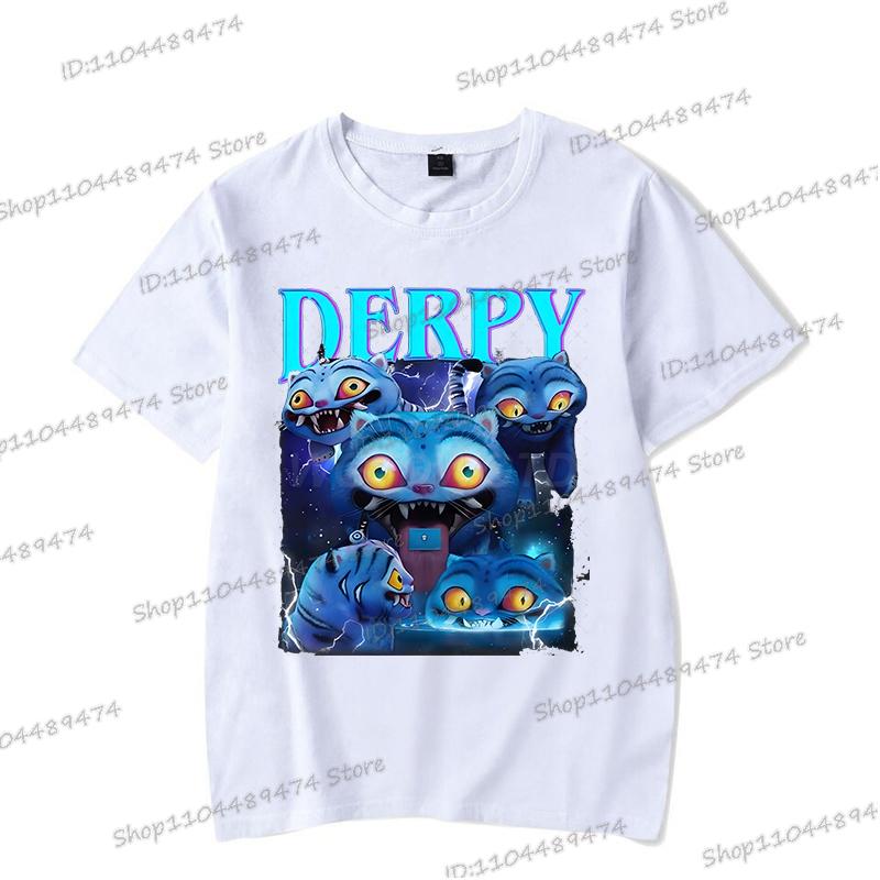 Summer New KPop Demon Hunters T-shirts Vintage Korean Ulzzang Anime Rumi Tiger Saja Boys Tshirts Hip Hop Streetwear Teenage