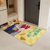 Anime T-The Morose Mononokean Floor Mat Flannel Door Mat Non-Slip Absorbent Washable Indoor Home Rug