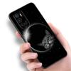 Čierna mačka so zazerajúcim okom Puzdro na telefón Pre Xiaomi Redmi Note 7 8 9 10 Lite 11 11E 11T 12 Pro 11S 4G 10T 5G 8T 9S 10S TPU Čierny kryt