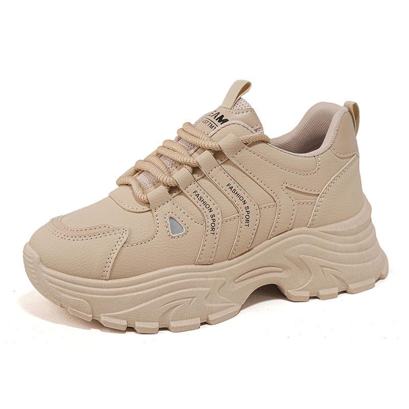Zi Autumn and Winter New Platform Dad Shoes Women's 2025 Versatile Casual Sports Shoes 2025 Mountaineering Travel Shoes