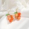 Retro Ruyi Tassel Fan-shaped Stud Earrings - Chinese Style