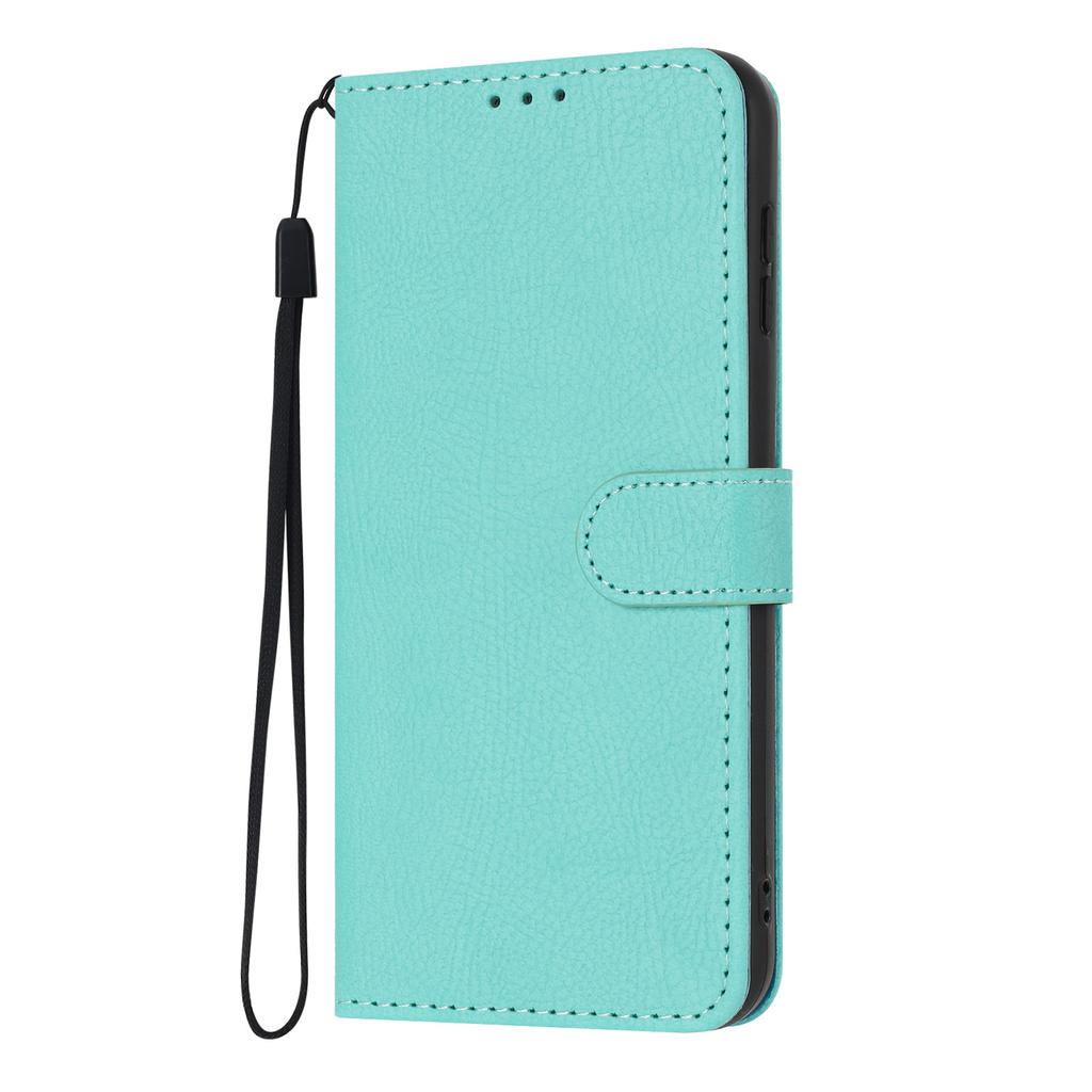 Applicable, Samsung S26FE lychee pattern leather case S26edge solid color card flip wallet mobile phone case
