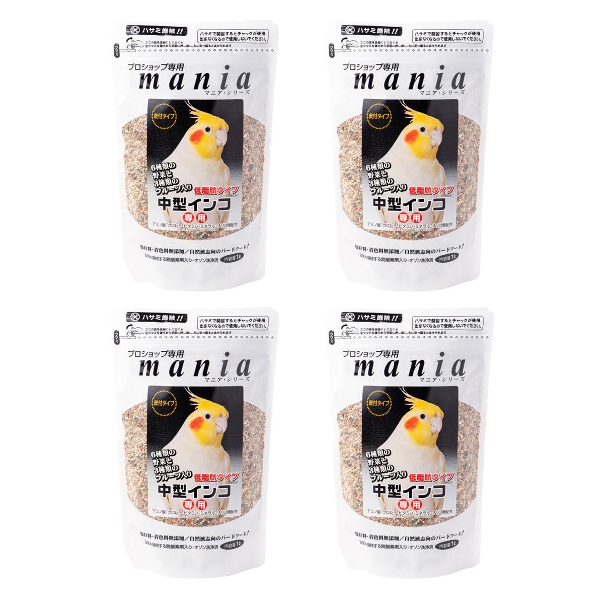 

Kurose Pet Food mania Pro Shop Exclusive Parrot 1L x 4 среднего размера