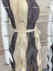 Miyaki Pleated Two-Piece Set: Elegant Plus-Size African Fashion with Color-Block Top and Pleated Pants