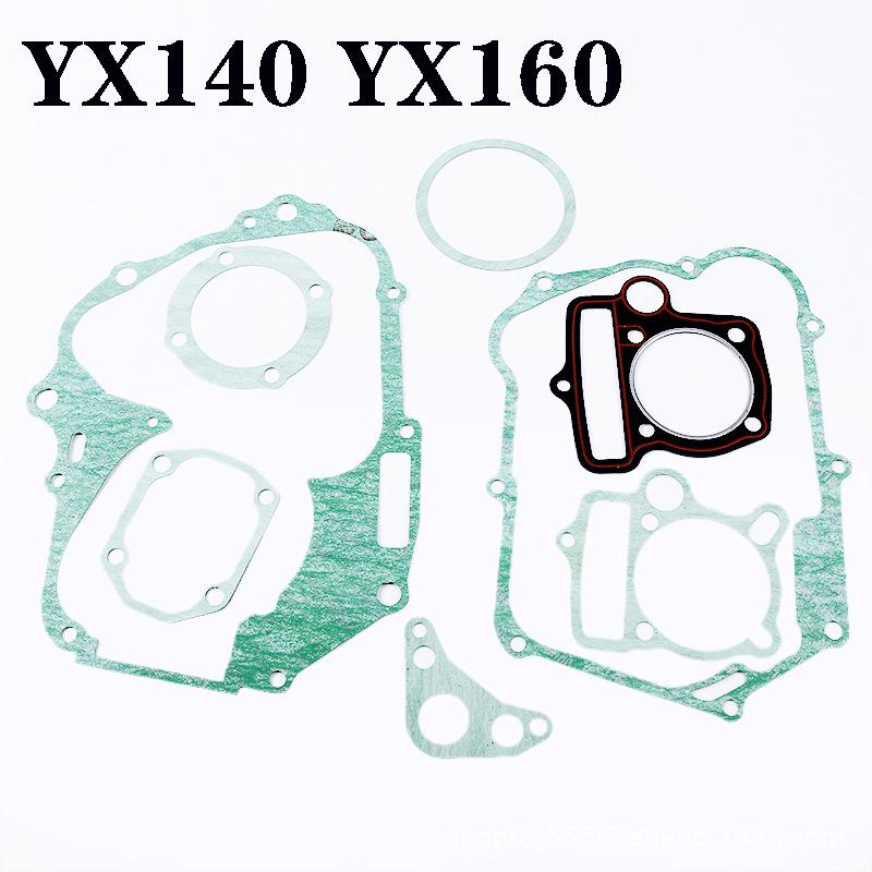 Yinxiang YX140CC/YX160 Air-Cooled Motorcycle Engine Full Gasket Set