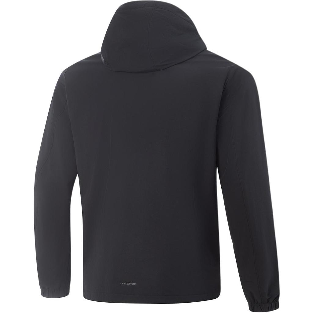 Li-Ning Fitness Series Urban Cycling Commuting Casual Sports Training Windproof Water-Repellent Hooded Windbreaker Men Outerwear Black AFDVE83-5