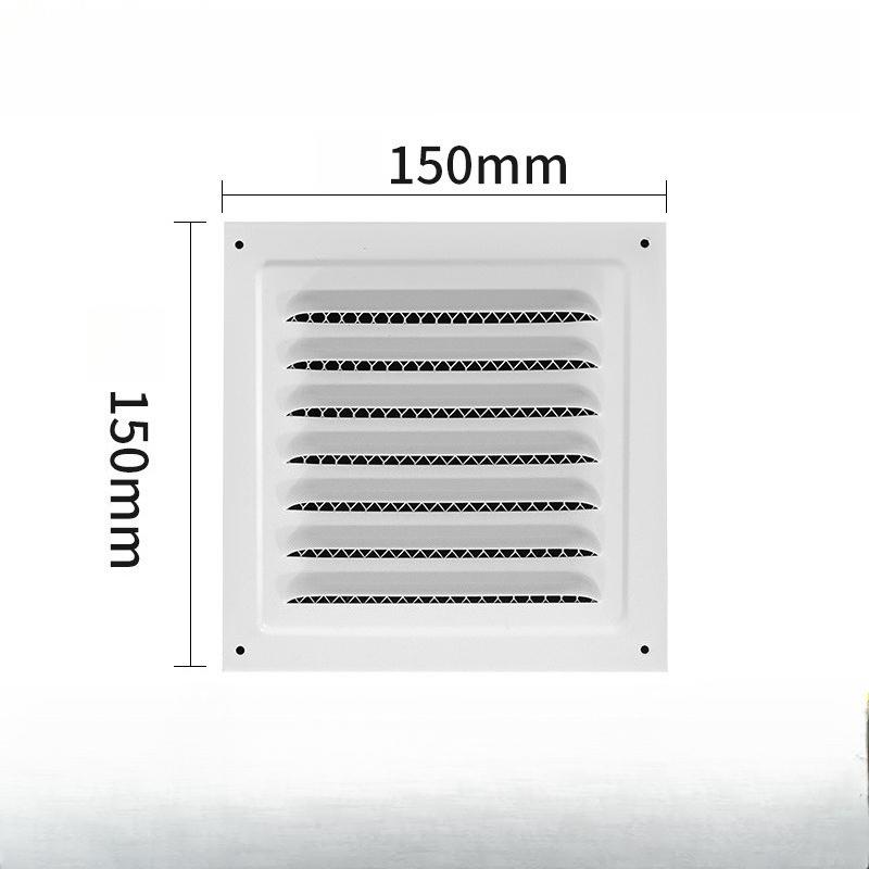 Square Ventilation Grille Return Grille With Protective Grille HVAC Electric Box Heat Dissipation Louver Panel Replace