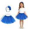 Fluffy Tulle Kids Tutu Set – Sheer Voluminous Skirts & Matching Headbands Available in a variety of colors