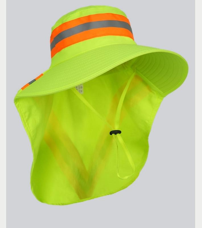Lightweight Travel Hat Breathable Polyester Sun Cap With Reflective Strips For Running And Hiking