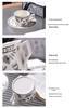 Exquisite Retro Floral Black & White Coffee Cup Set - Luxury Summer Gift Box