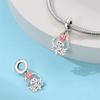 Charm Bead Charms Authentic copper Plated Floral Basket Cat Pendant Bead Charms Compatible With Bracelets Diy Fine Gift Women Delicate Jewellery