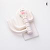 Rotatable Multi-Purpose Cartoon Three-Hook Hook Cute Student Dormitory Punch-Free Traceless Sticky Hook Wall Door Key Hook Tool