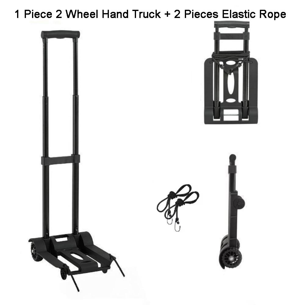 Retractable Folding Hand Truck Labor-Saving Luggage Cart Stable Shopping Cart  Moving