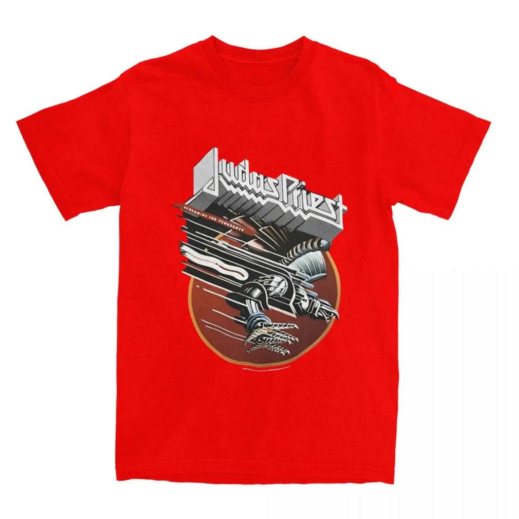 WoT Shirt Judas Priest T-Shirts Hip Hop Rock Band Summer Tees Streetwear Design Cotton Tops Gift Idea