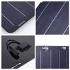 12W Tragbares Solarbetriebenes Ladegerät-Kit Solar Auto-Batterielade-Kit Polykristallines Solarpanel-Ladegerät für Wohnmobile Transporter Boote