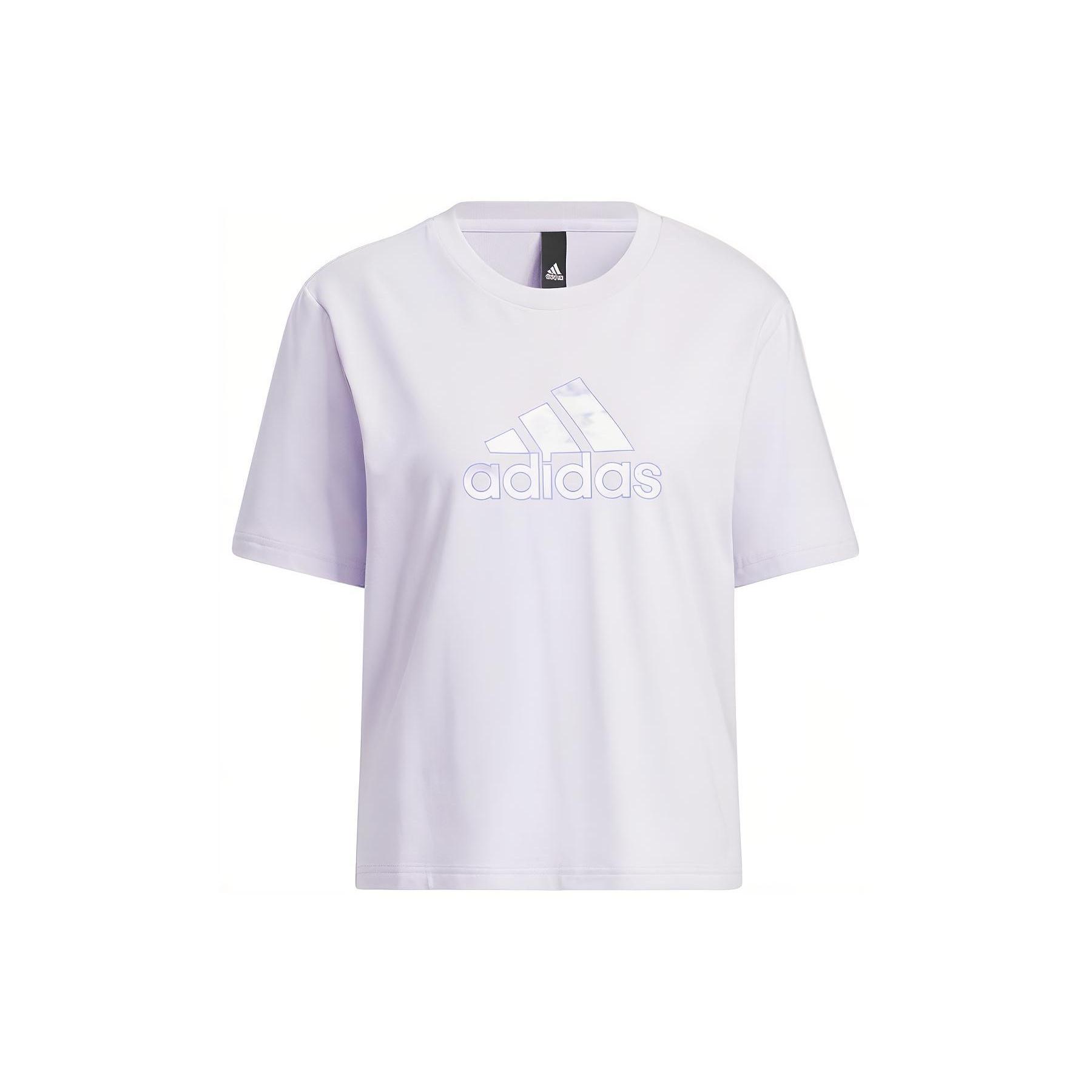(WMNS) adidas Met Bos T-Shirt Asia Sizing  Purple  Women s HI6848 M