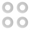 4 Pieces Flush Valve Seal,Toilet Tank Parts Repair Silicone for Plumbers and