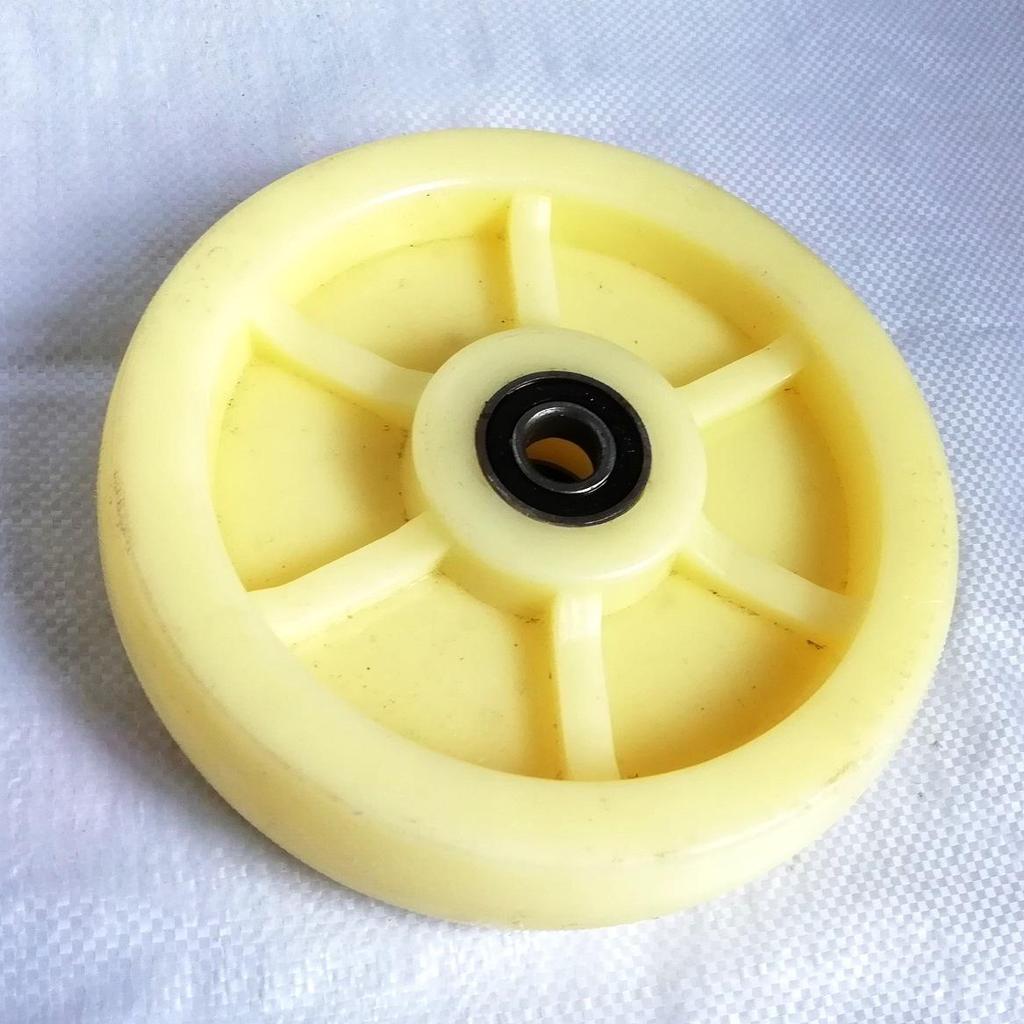 8-Inch Extra Thick 50-Wide Industrial Heavy-Duty 200mm Swivel Nylon Castor Wheel