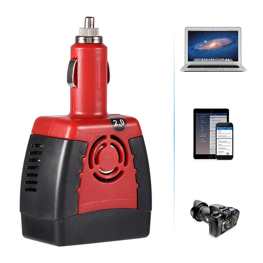 Car  Car Power Inverter Inverter USB 2.1A  12V to AC 220V 150W Car Power Inverter Converter  for Mobile Laptop