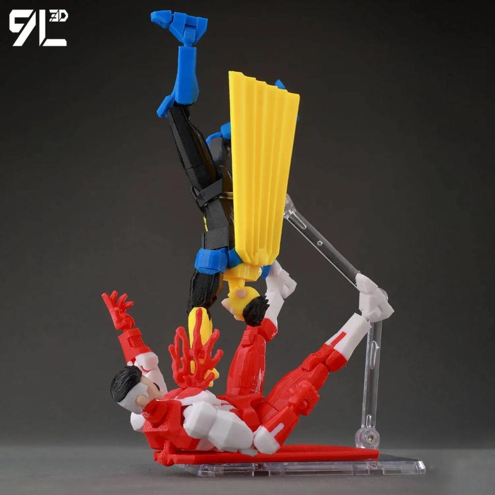 9L3 Vytištěno na 3D Tisk Neporazitelný Chlapec Lucky13 Dummy13 Dobýt LEX Allen Superhrdinové Anime Hračky Akční Figurky Model Manekýna Ozdoby