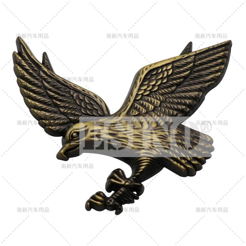 3D Flying Male Eagle Car Trunk Zinc Alloy Adhesive Badge Emblem Car Rear Body Tailgate Accessories Adhesive Styling Badge
