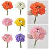 5 Huvuden Margerit Konstgjord Blomma Flerfärgad Blomsterarrangemang Simulering Solros Margerit PU DIY Livslik Blomma Skrivbordsdekoration