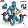 Oenux Original Wilde Dinosaurier Mythos Drache Tiere Modell Feuer Bulle Krake Monster Krabbe Actionfiguren Kinder Sammlung Spielzeug Geschenk