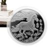 2026 Year Of The Horse Souvenir Coin ZodiacGolden Horse Blessing Commemorative Coin New Year Collectible Coin Decoration