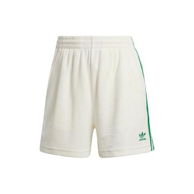 Originals Striped Mid-Rise Loose Casual Shorts Women Bottoms White JH0617