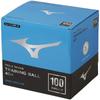 Mizuno Table Tennis Official Practice Set of Training Ball 83GBH900 White Balls, Balls, 100, 40+, 01