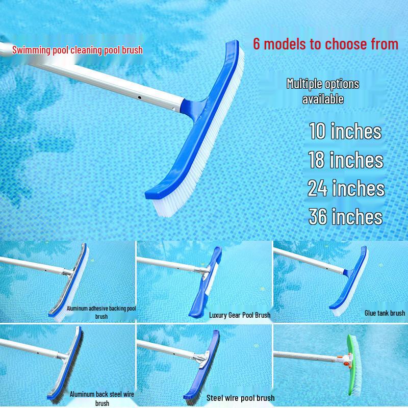 Pool Cleaning Brush & Telescopic Pole