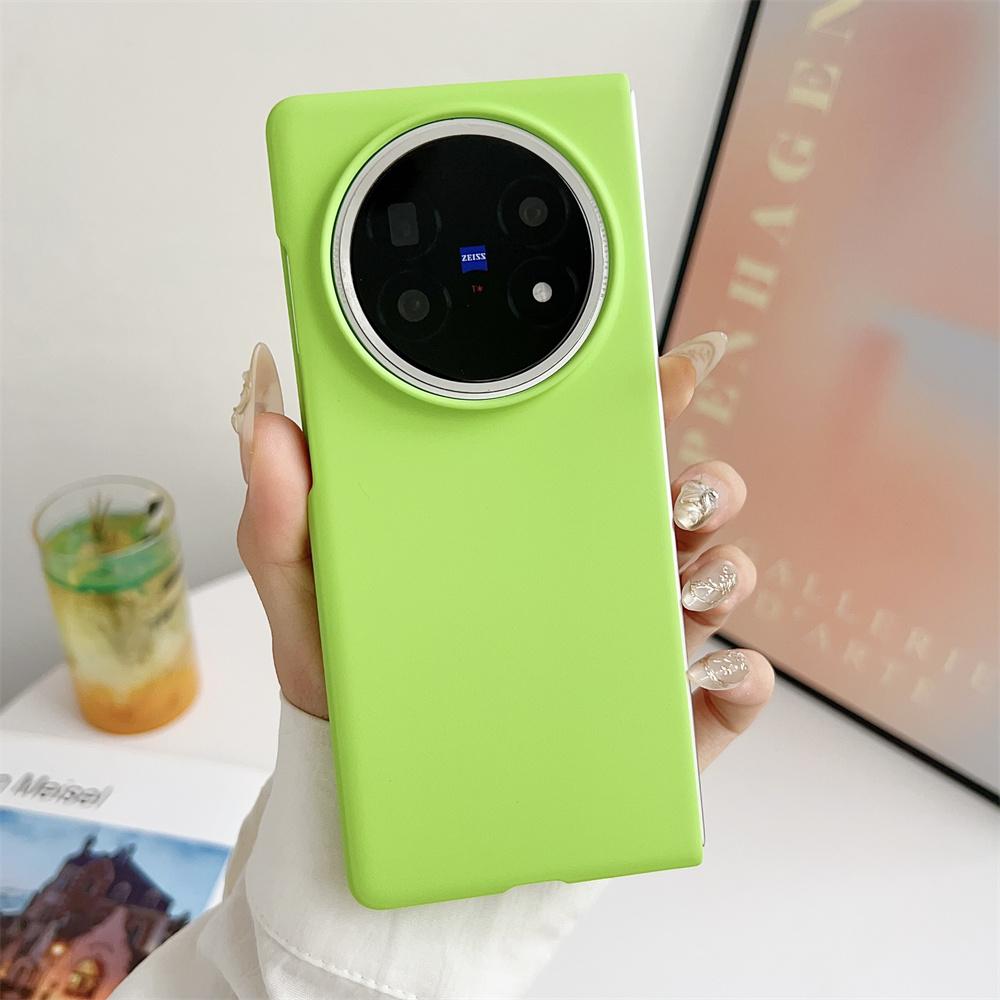 Solid Color Phone Case For VIVO X Fold 5 PC Hard Shel Ultra-Thin Protective Fold5 Back Cover