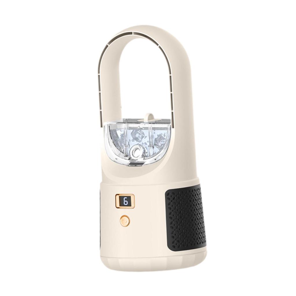 Desk Fan Adjustable Speeds Portable Bladeless Fan for Indoor Summer Office