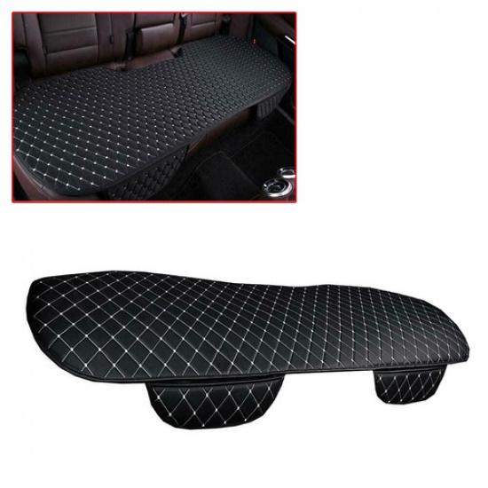 Black Car Rear Seat Cover Protective Pad Chair Cushion Mat Accessories Universal