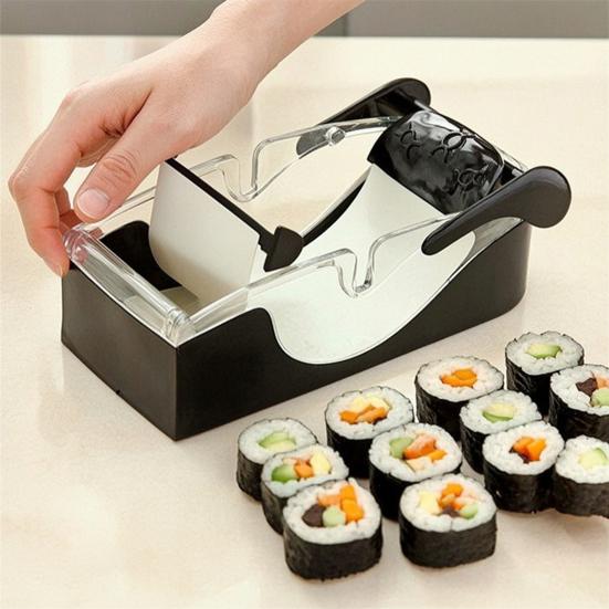 Sushi Maker Machine Sushi Bazooka DIY Sushi Roller Machine Sushi Roller Mold Sushi Making Kit for Beginners Easy & Efficient Sushi Rolling