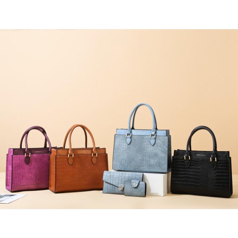 Women's Bag New Urban Simple Fashion Women's Mother-child Bag Three-piece Set One-shoulder Slanted Straddle Handbag