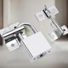 10pcs Wardrobe Security Door Gate Bolt Cold Rolled Steel Door Hasps Latches Thicken Locker Padlock Hasp Easy To Install