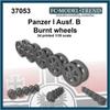 FC Model 1/35 scale German Panzer 1 Ausf. B Worn Road Wheel Set (One Side) Plastic Model Parts FC37053 Molded in Color