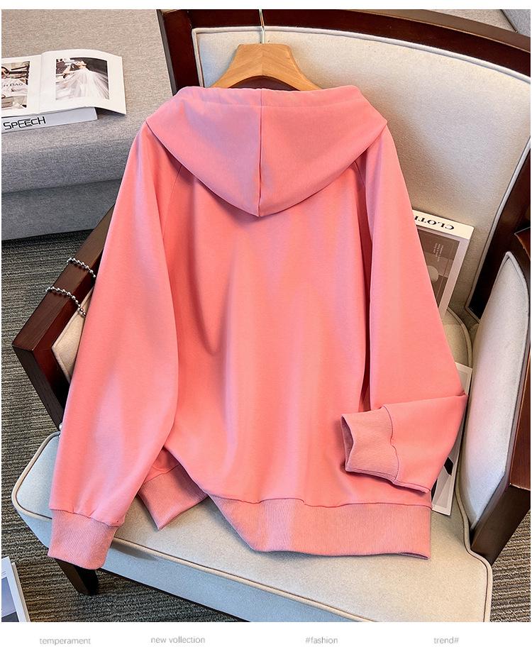 Women’s Plus Size Fashionable Slimming Hoodie and Pants Casual Set 7338