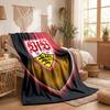 Coperta in Flanella con Stampa Calcio VfB Stuttgart Morbida Calda Coperta da Divano/Letto per Casa Ufficio Camera da Letto