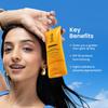 Foxtale Glow Sunscreen SPF 50 PA++++ with Vitamin C & Niacinamide, In-Vivo Tested, Sensitive-Skin Friendly, Made with 100% New-Gen Filters, Light