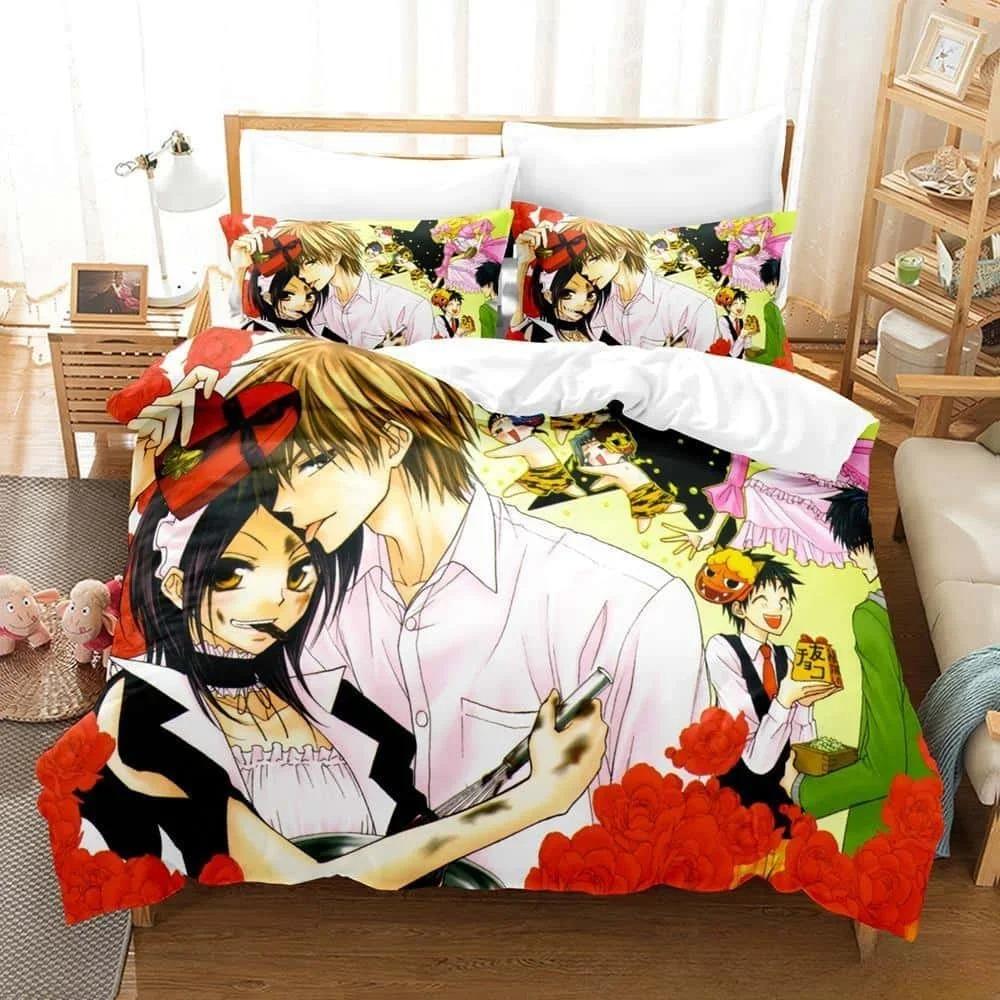 New 3D Print Anime Kaichou Wa Maid-sama Bedding Set Single Twin Full Queen King Size Bed Set Adult Kid Bedroom Duvet Cover Sets