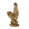 Brass Rooster Cock Figurine Statue 1Pc Lucky Fengshui Ornament For Home Office Store Desktop Decoration Handmade Crafts NEW