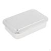 Instrument Box W/ Lid, Made of Durable Stainless Steel, Perfect for Use, , Manicure. Etc