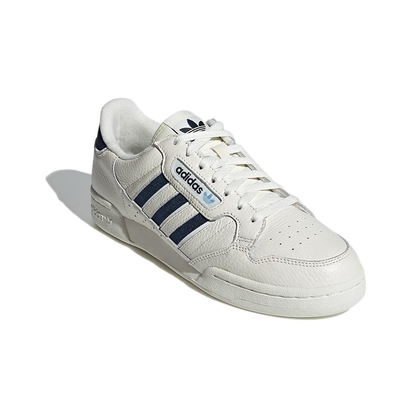 adidas Originals Continental 80 Stripes Baskets Rétro Décontractées Basses Unisexe Baskets Blanc Cassé H05034