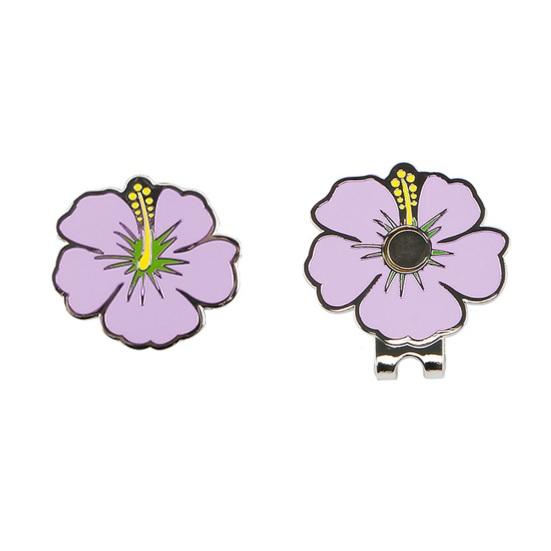 Magnetický značkovač golfových míčků se sponou na klobouk Nerezavějící kov odolný proti korozi Příslušenství k značkovačům golfových míčků ve tvaru květiny