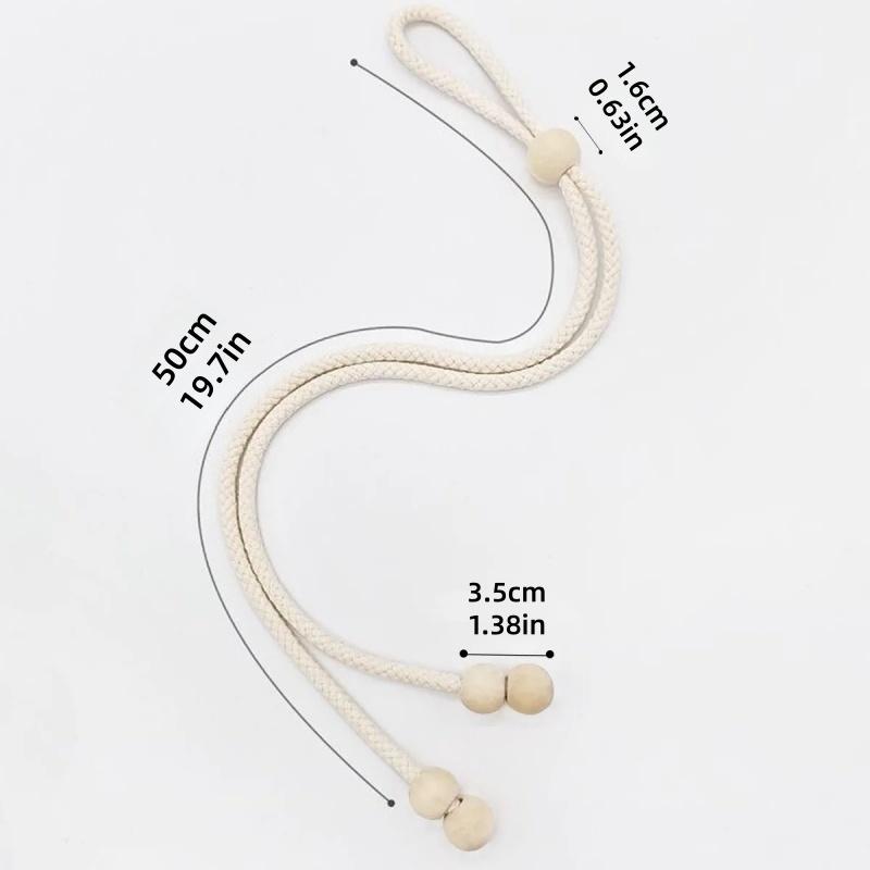 2PCS Modern Minimalist Design Curtain Straps Hanging Balls Handmade Curtain tiebacks Living Room and Bedroom Decoration