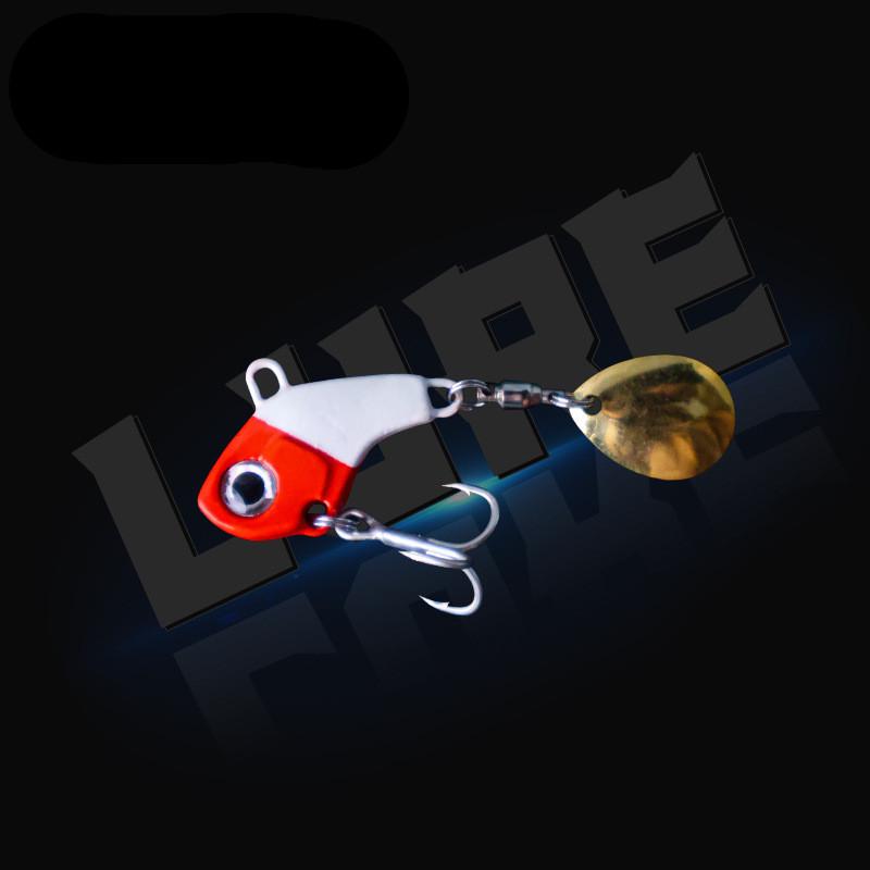 

Тонущая Вибрирующая Блестящая Микро-приманка: Пятиглазый Вихрь для Дальних Забросов - Идеально для Окуня и Окуня 20g